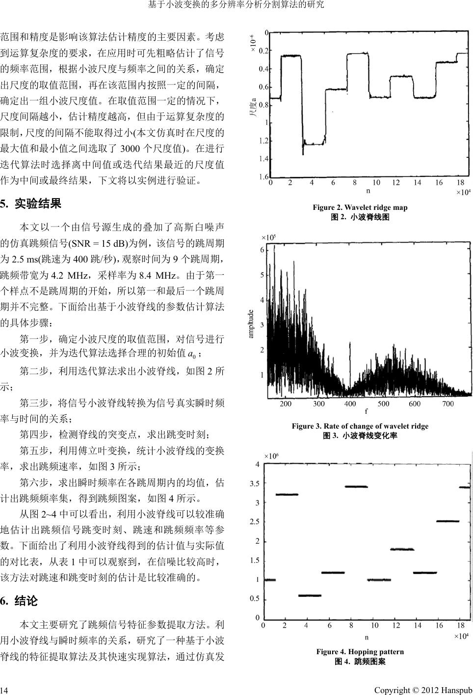 基于小波变换的多分辨率分析分割算法的研究The Multi-Resolution Analysis Segmentation Research  Based on Wavelet